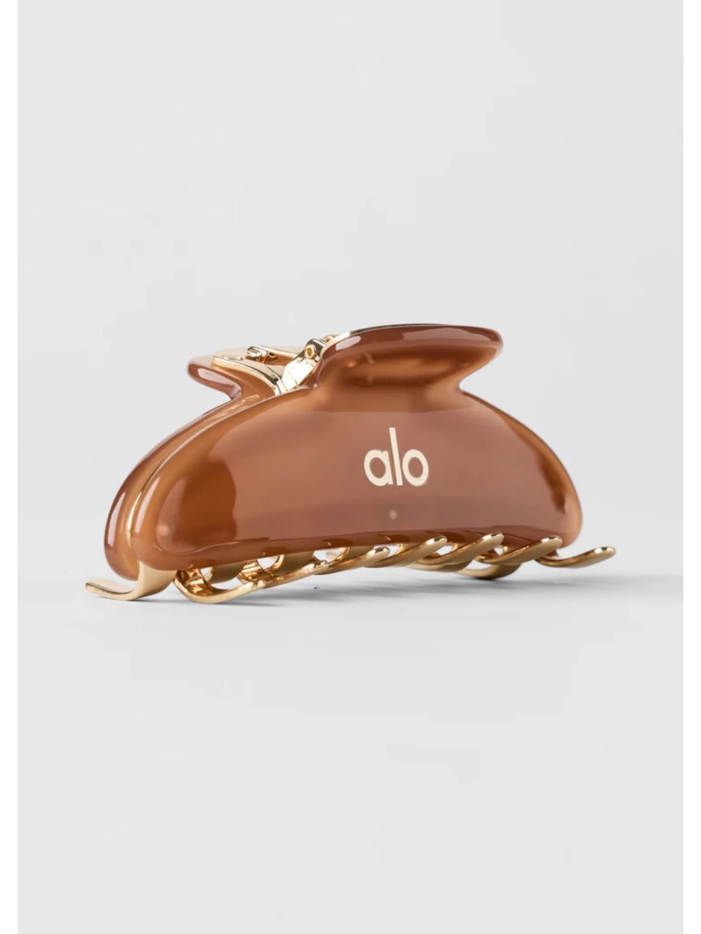 ALO Yoga Brown & Gold Hair Claw Clip